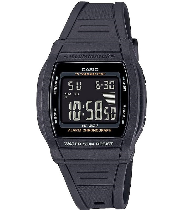 Unisex Watch CASIO DIGITAL Mod. SPORT Bold dial. Led light. 10 Year battery