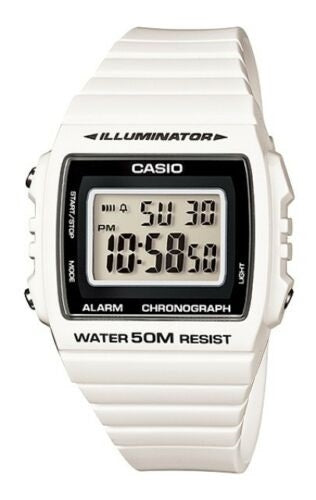 Unisex Watch CASIO TIMELESS COLLECTION Mod. SPORT ILLUMINATOR WR 50M, ALARM, CHRONOGRAPH - WHITE