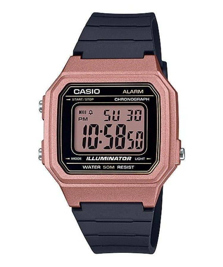 Unisex Watch CASIO TIMELESS COLLECTION Mod. SPORT ILLUMINATOR WR 50M, ALARM, CHRONOGRAPH - BRONZE - METAL SERIE