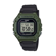 Men's Watch CASIO TIMELESS COLLECTION Mod. SPORT ILLUMINATOR WR 50M, ALARM, CHRONOGRAPH - ARMY GREEN