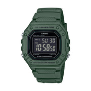 Men's Watch CASIO TIMELESS COLLECTION Mod. SPORT ILLUMINATOR WR 50M, ALARM, CHRONOGRAPH - ARMY GREEN