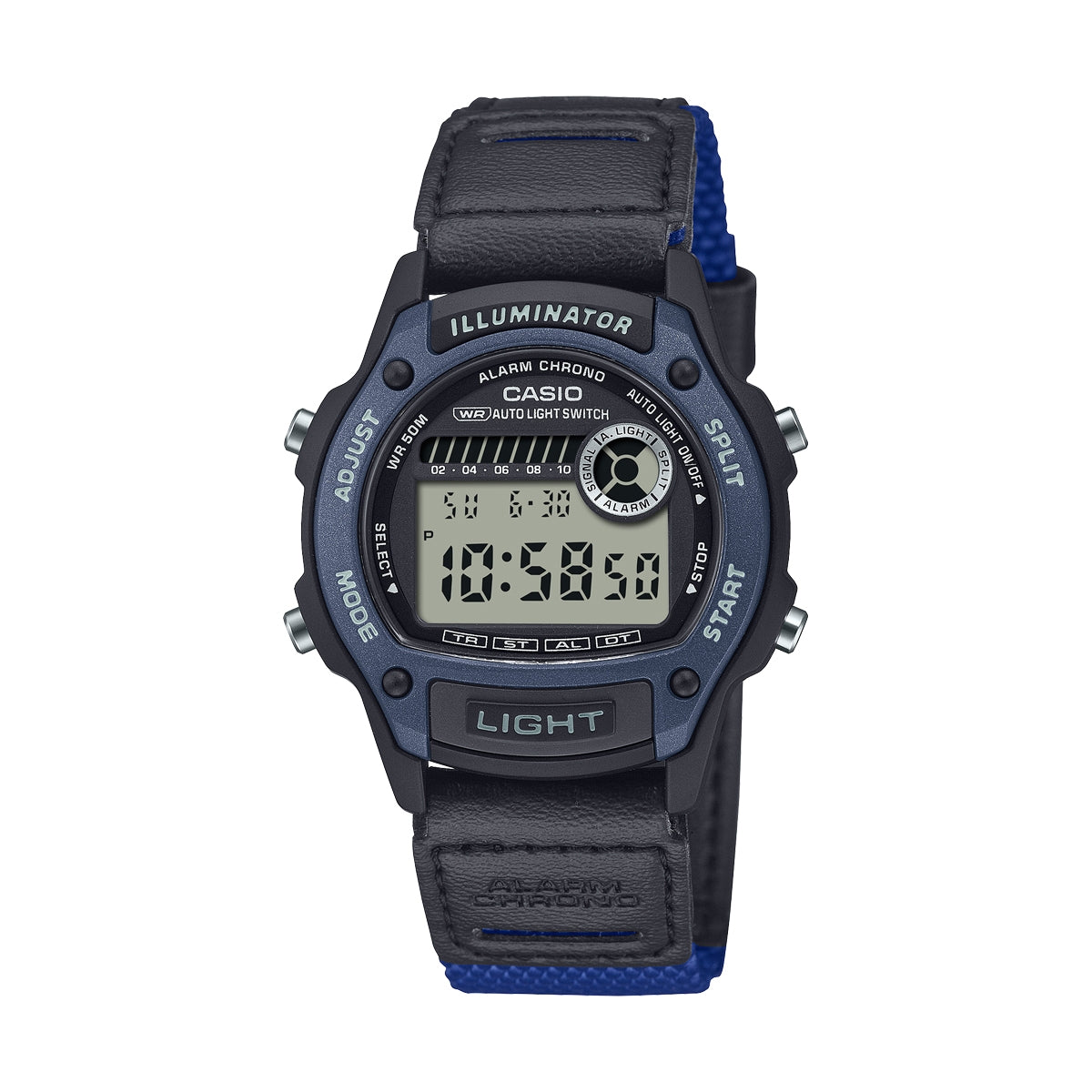 Unisex Watch CASIO SPORT Mod. ILLUMINATOR SMALL WRIST 36.6mm case,  Bio-Based Resin strap - BLUE