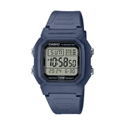 Unisex Watch CASIO TIMELESS COLLECTION Mod. DIVER - DOUBLE TIME, ALARM, CHRONOGRAPH - 10 Year Battery - BLUE AVIO
