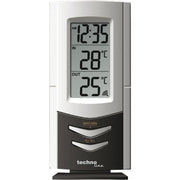 Clock TECHNO LINE Mod. WS9178 - Termometro da parete-tavolo. tem interna-esterna con sensore wireless e orologio - Wall-table thermometer. indoor-outdoor temp with wireless sensor